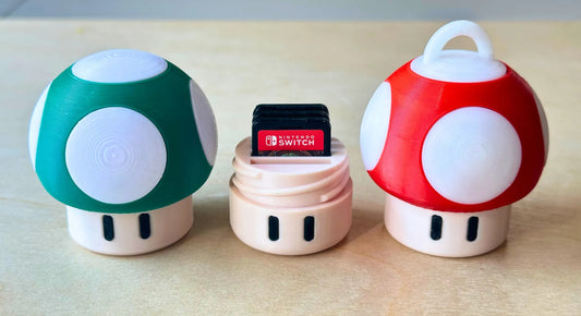 Super Mario - Mushroom Game Case (set of two) image 1