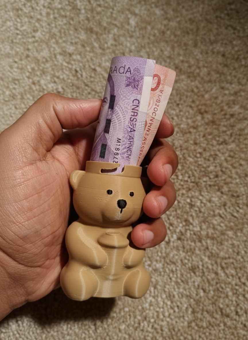 Starbucks Bearista-Inspired Keychain/Ornament with Hidden Stash