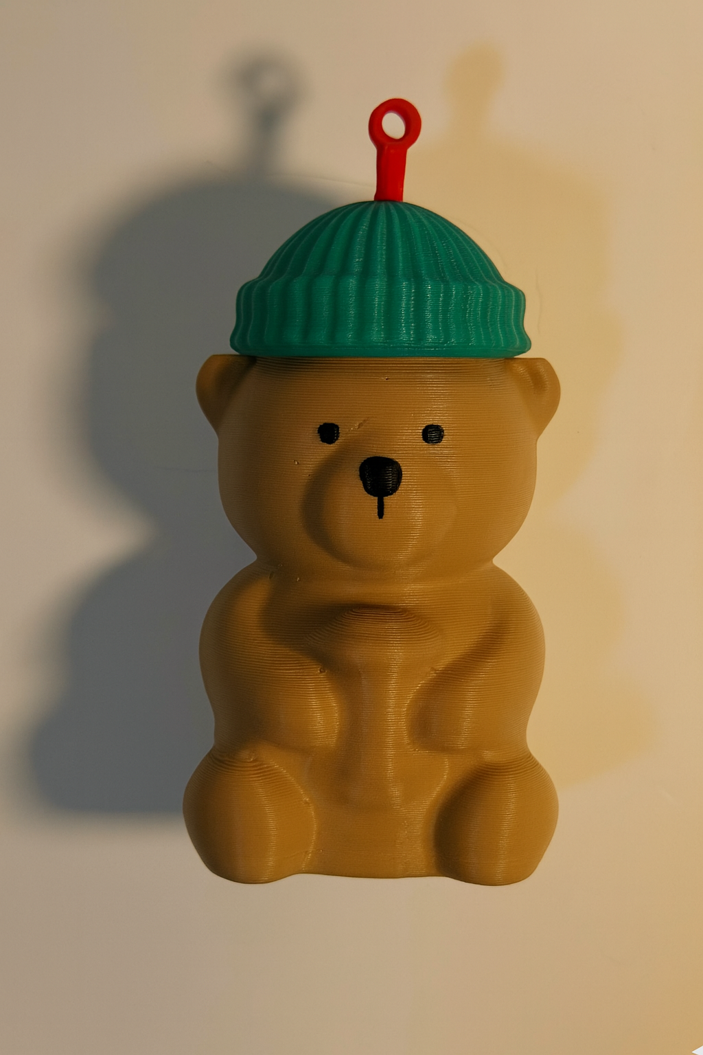 Starbucks Bearista-Inspired Keychain/Ornament with Hidden Stash
