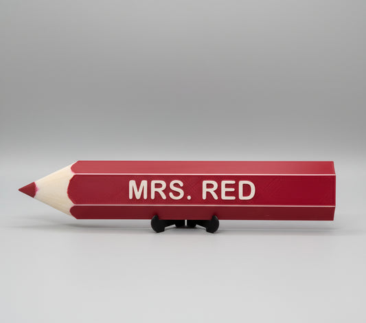 Customized Pencil Name Plate image 1