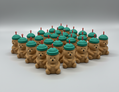 Starbucks Bearista-Inspired Keychain/Ornament with Hidden Stash