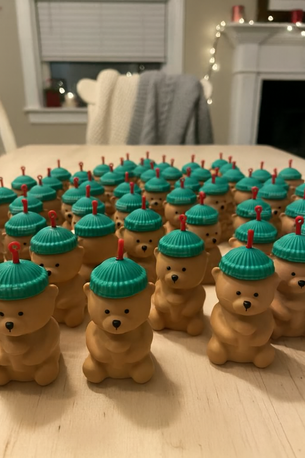 Starbucks Bearista-Inspired Keychain/Ornament with Hidden Stash