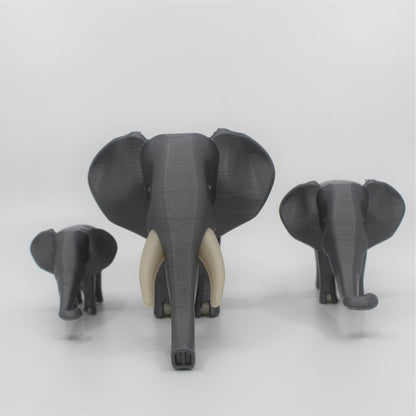 African Elephant Mama & Babies image 2