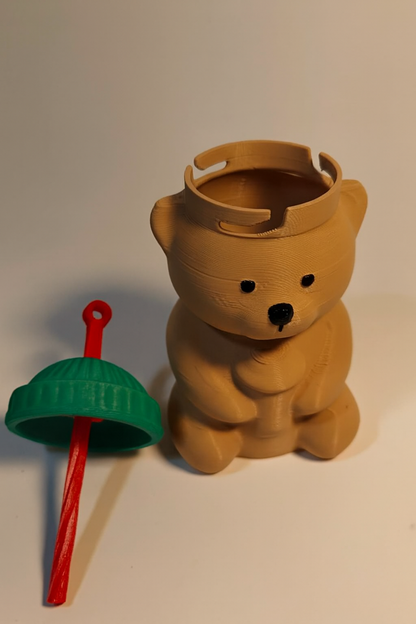 Starbucks Bearista-Inspired Keychain/Ornament with Hidden Stash