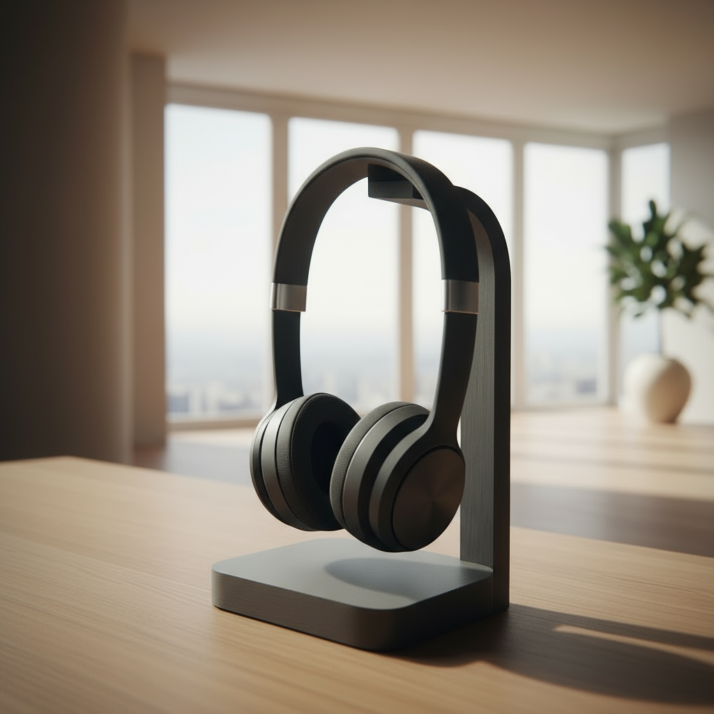 Modern Decenter Headphone Stand