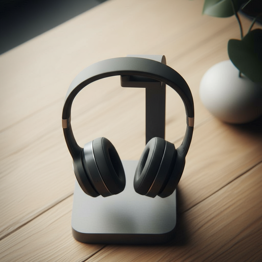 Modern Decenter Headphone Stand