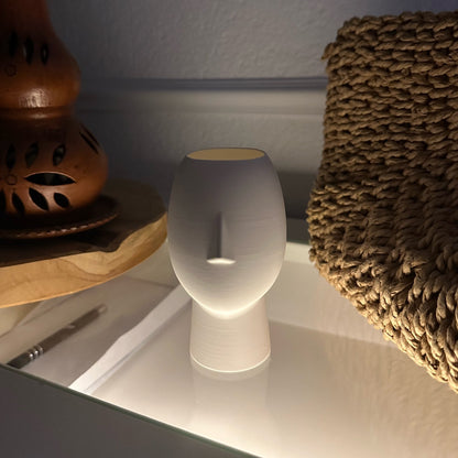 Modern Moai Head Pencil Holder
