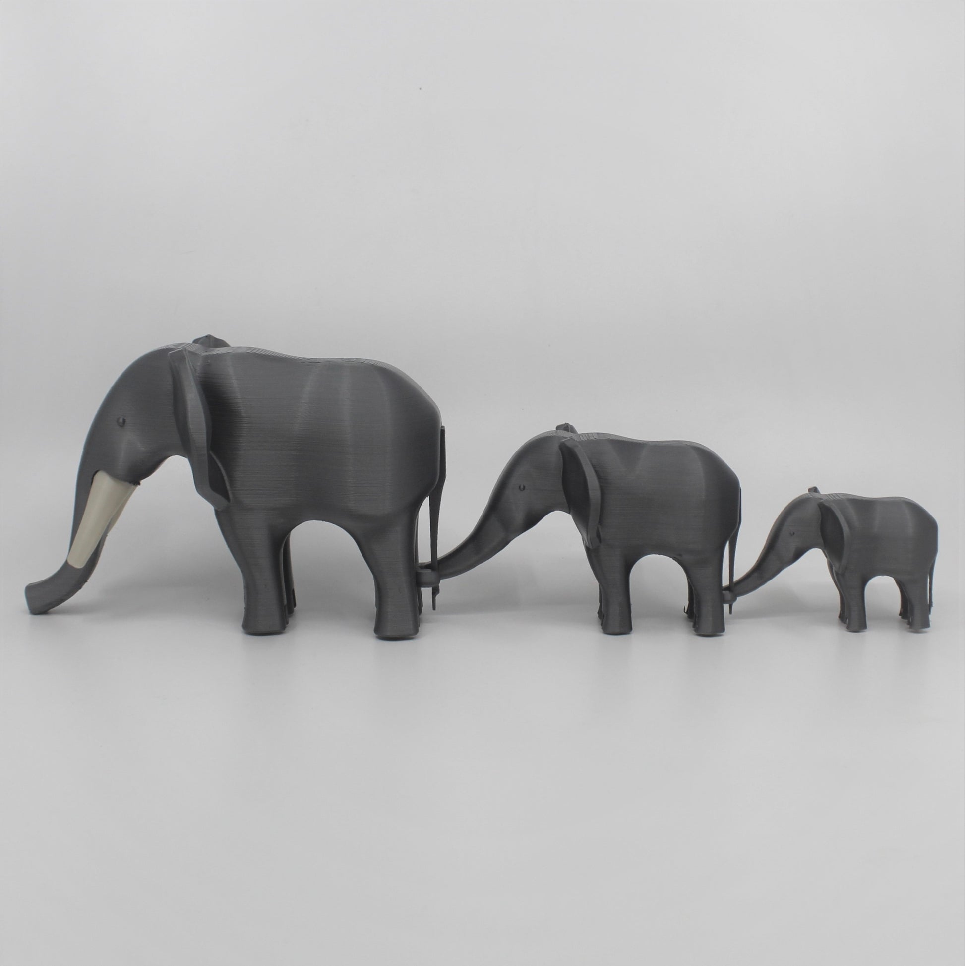 African Elephant Mama & Babies image 1