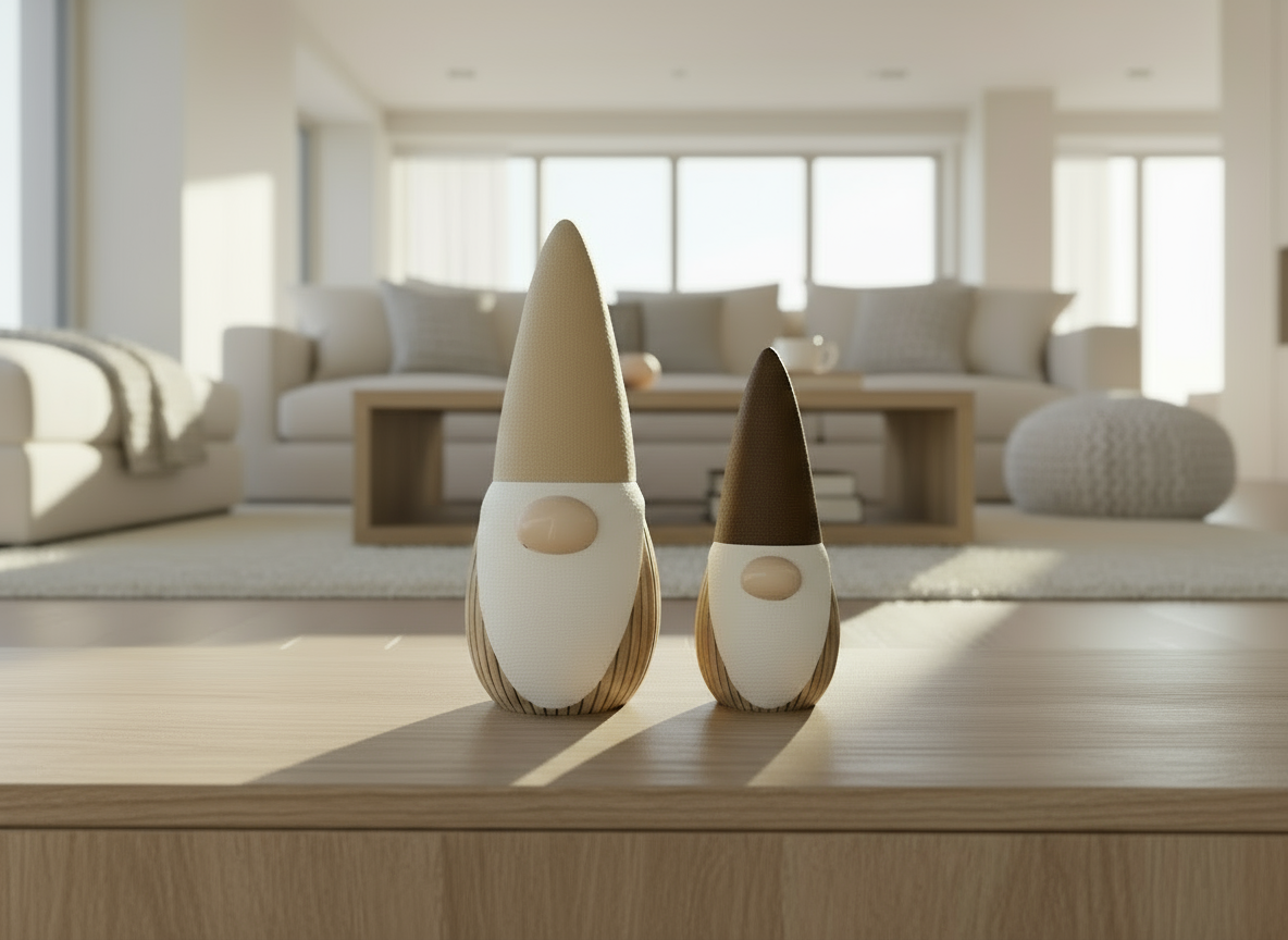 Modern Gnome Container Decor