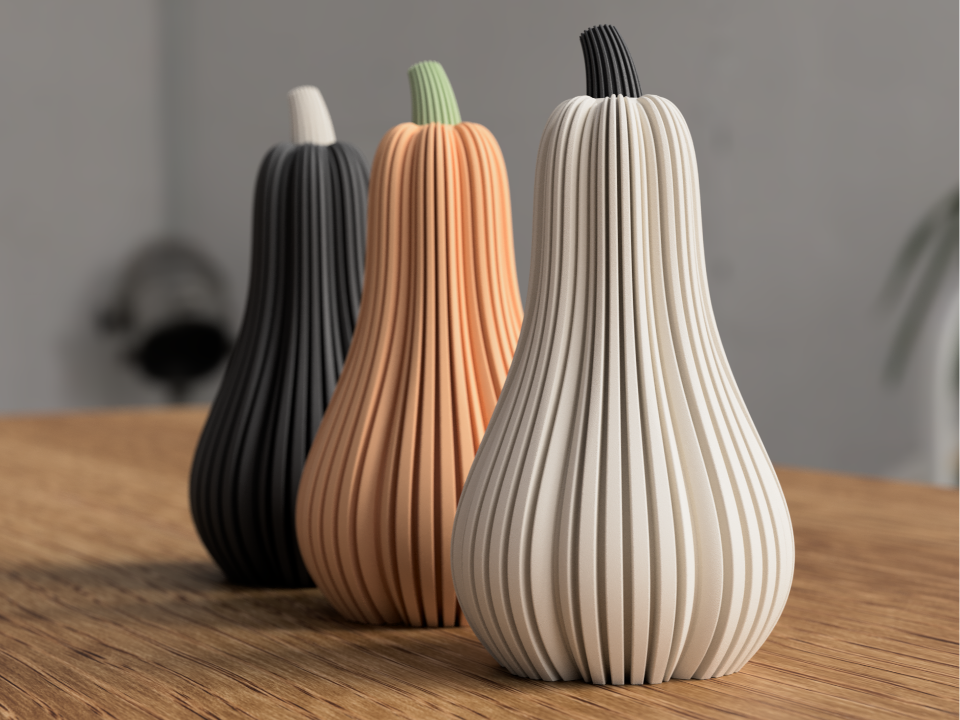 Autumn Tall Pumpkin – Elegant Decor image 0