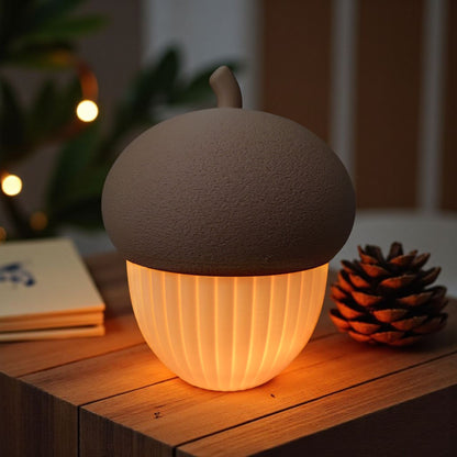 Ribbed Acorn Container – Autumn and Winter Décor