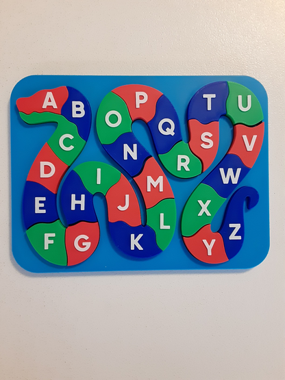 Alphabet Snake Puzzle – Fun & Educational