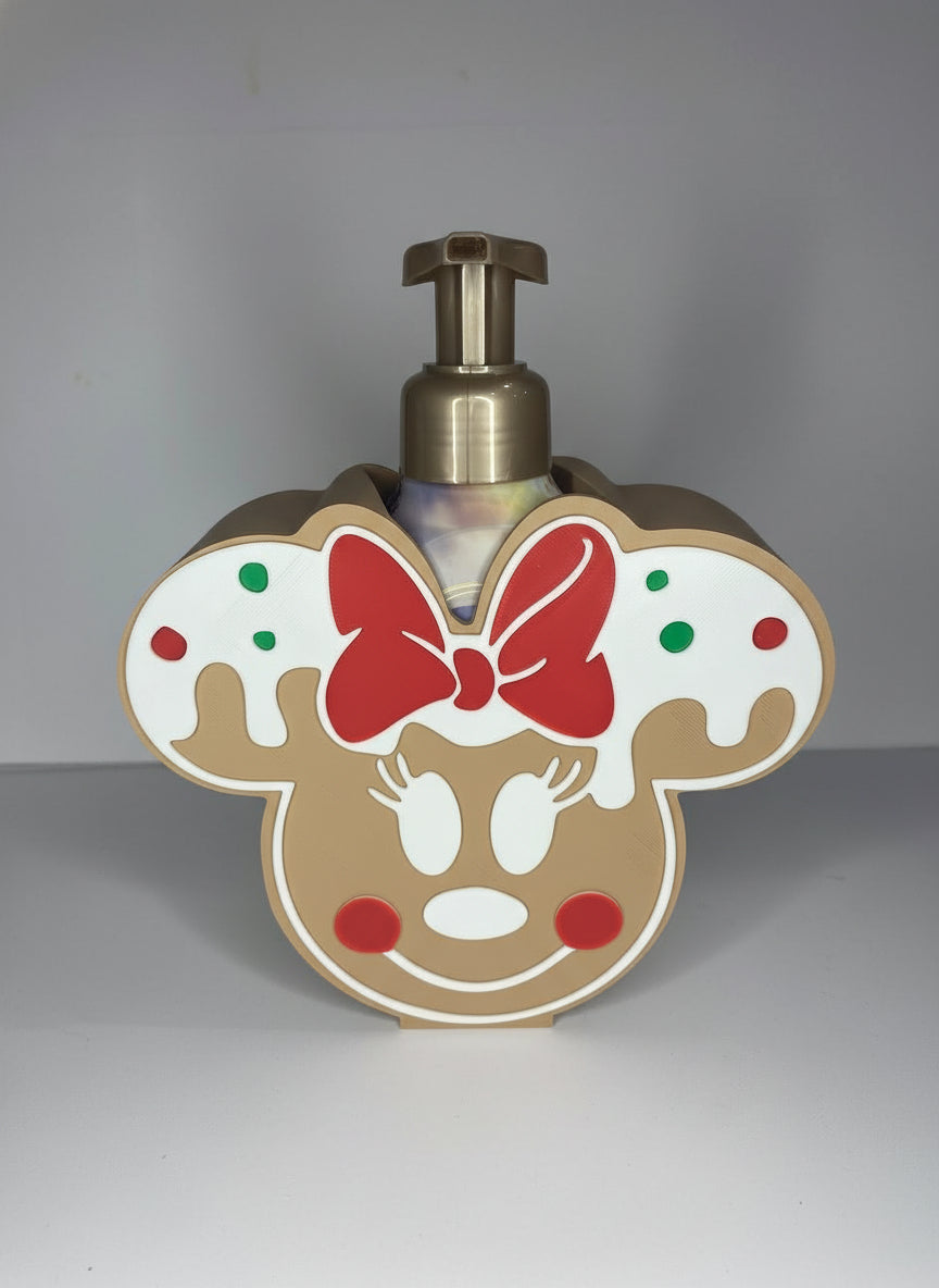 Gingerbread Minnie-Inspired Bath & Body Holder