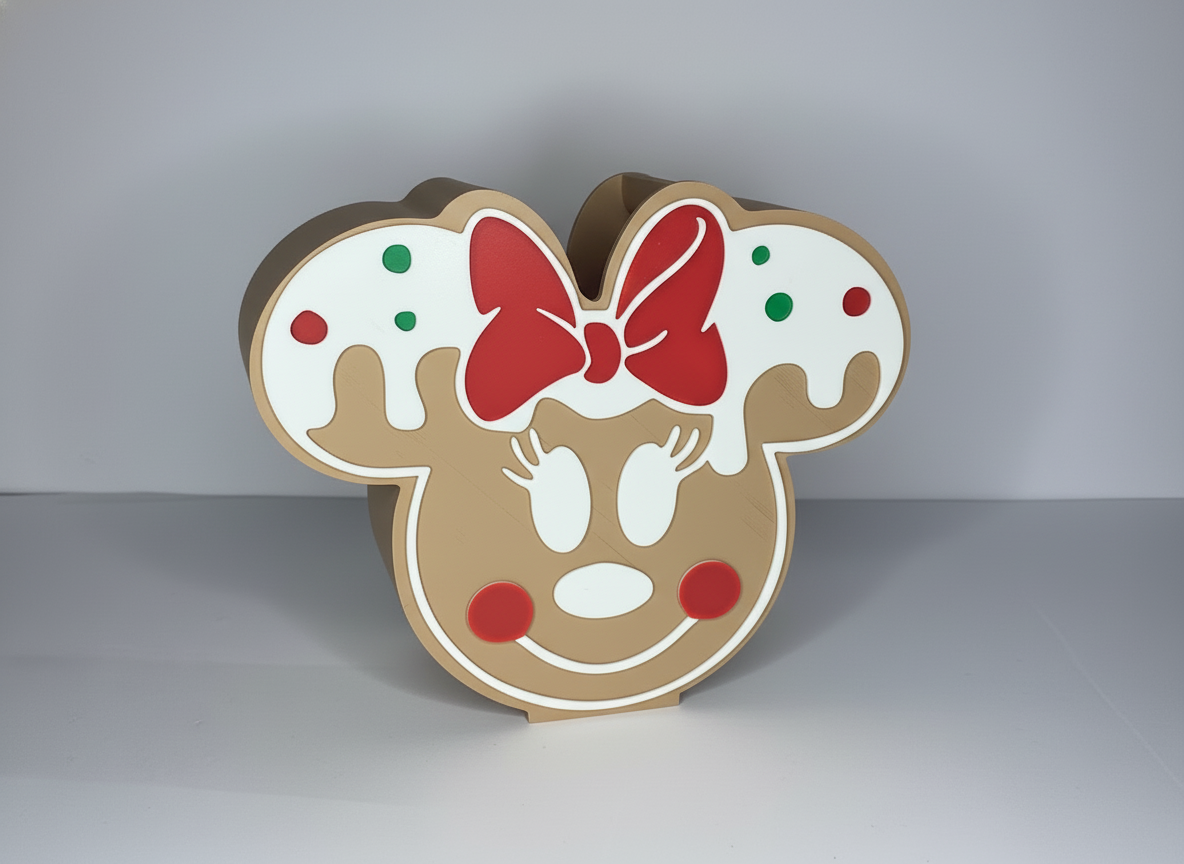 Gingerbread Minnie-Inspired Bath & Body Holder