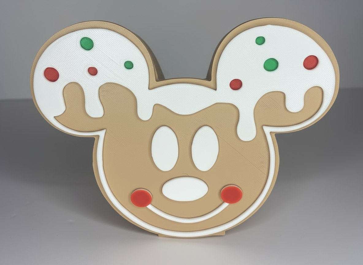 Gingerbread Mickey-Inspired Bath & Body Holder