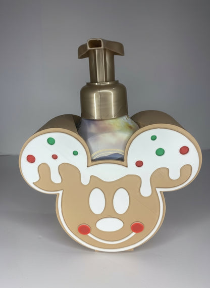Gingerbread Mickey-Inspired Bath & Body Holder