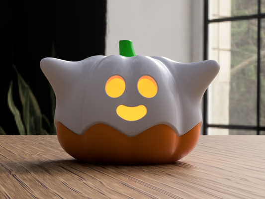 Ghost Pumpkin – Whimsical Halloween Decor