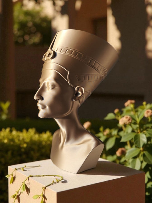 Bust of Nefertiti – Modern Sculpture Display