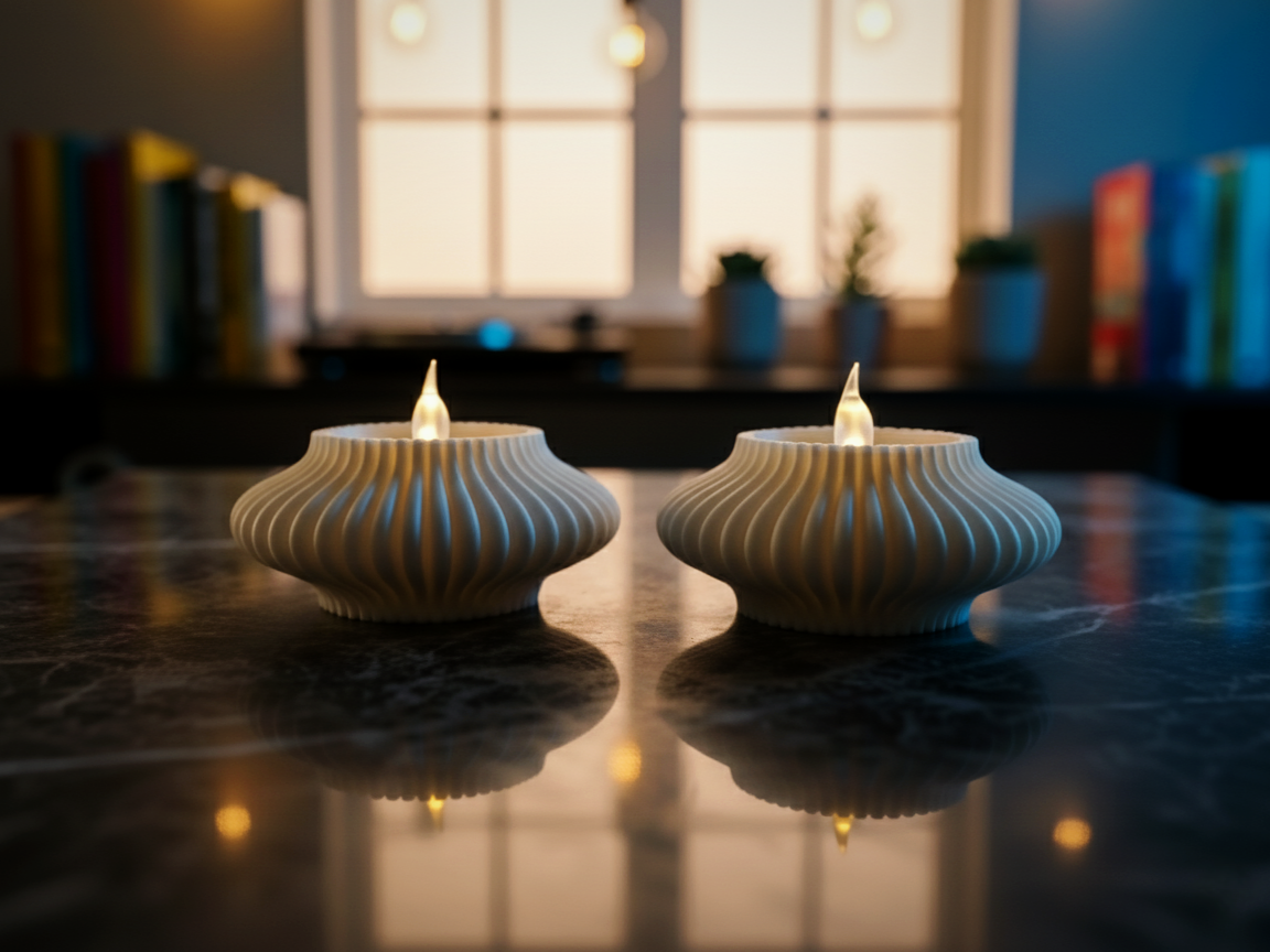 Serene Tealight Candle Holder
