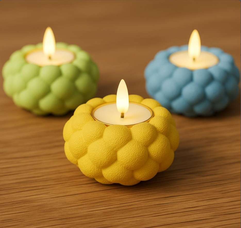 Bubble Tealight Holder