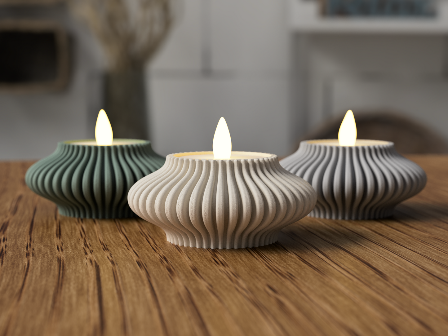 Serene Tealight Candle Holder