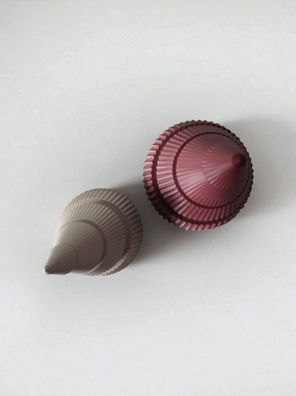 Modern Ribbed Christmas Tree Duo