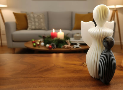 Guardian Angel with Child Statue