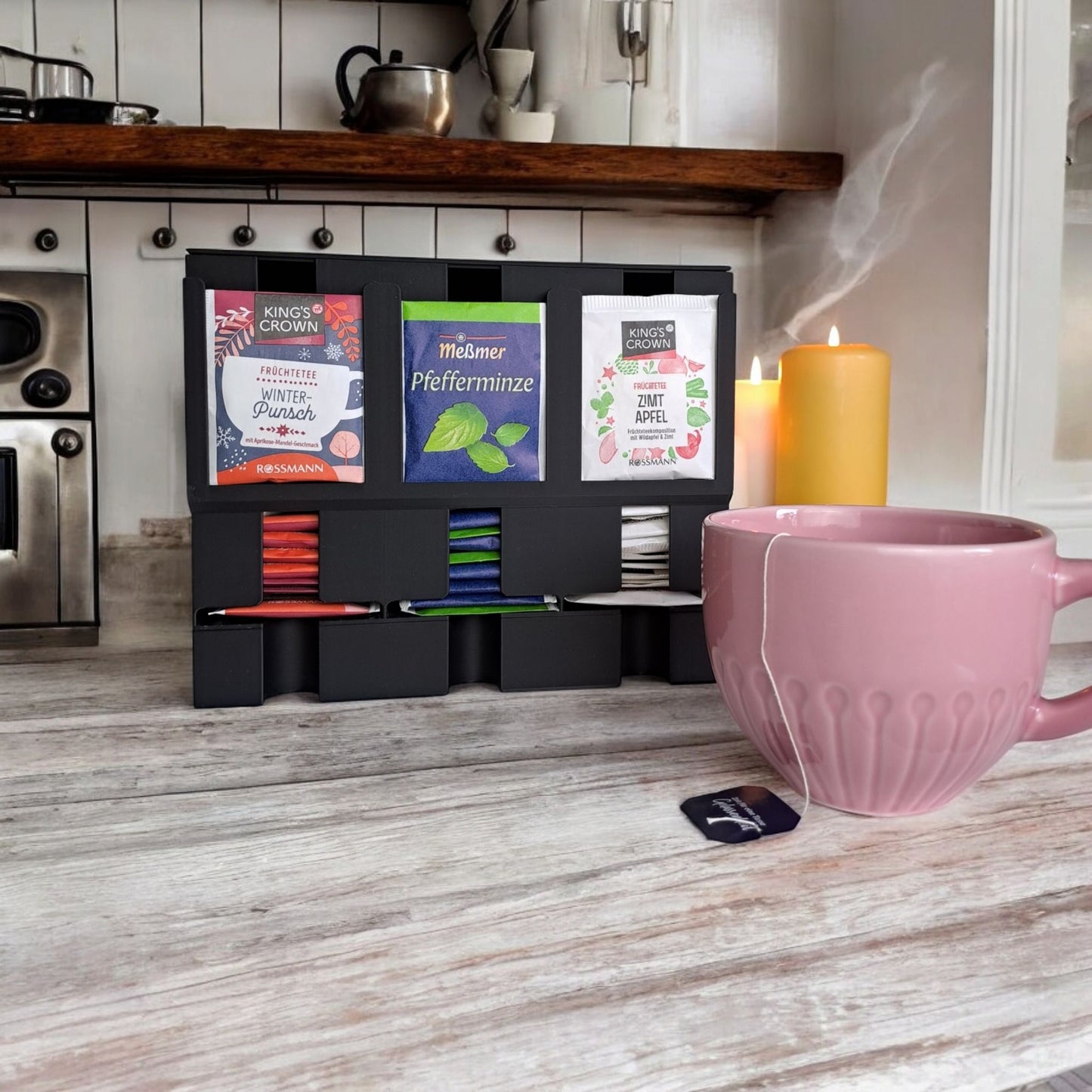 Modern Tea Organizer / Dispenser image 1