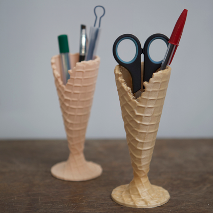 Ice Cream Cone Pencil Holder image 0