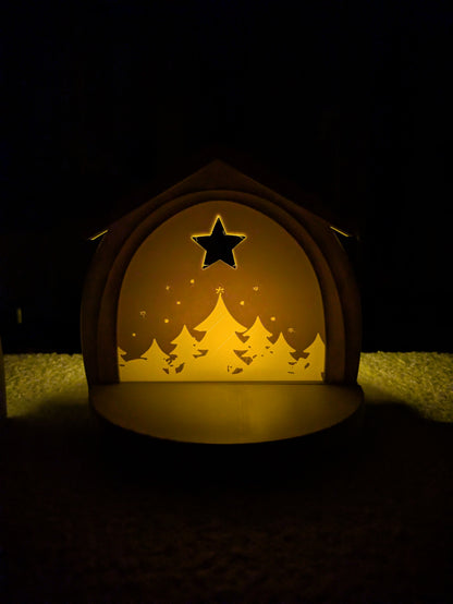 Light-Up Nativity Scene