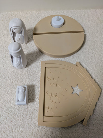 Light-Up Nativity Scene