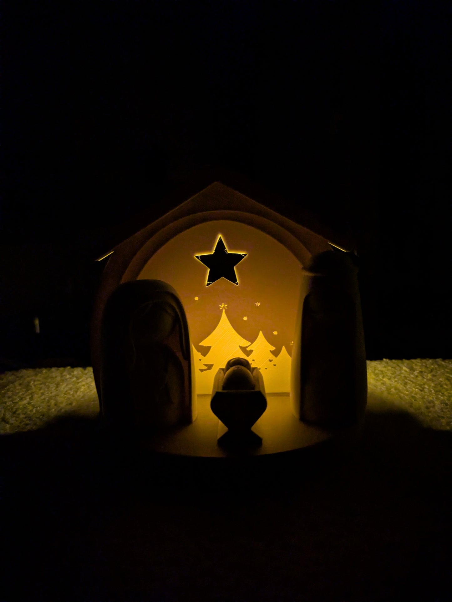 Light-Up Nativity Scene
