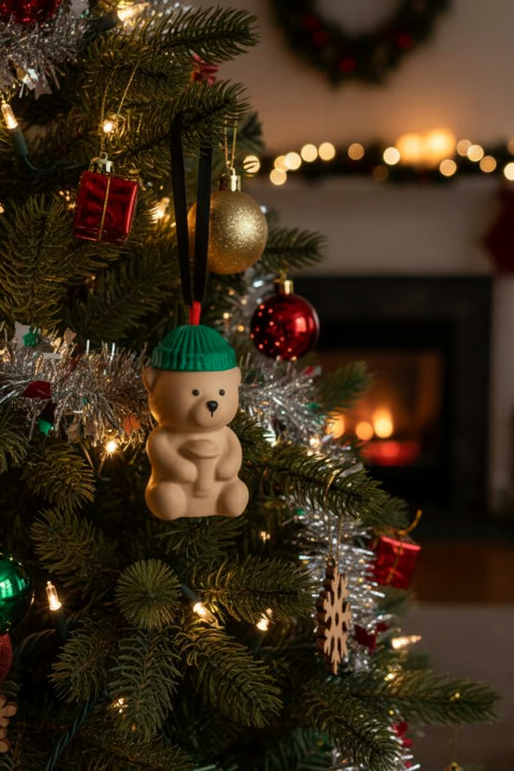 Starbucks Bearista-Inspired Keychain/Ornament with Hidden Stash